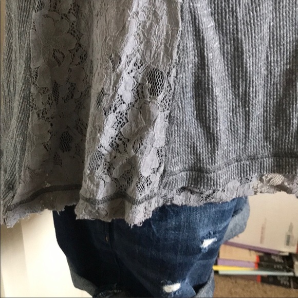 Free People Knit Henley Top - Picture 5 of 7